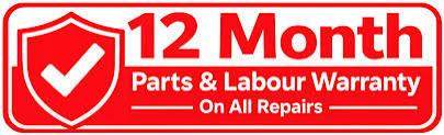 12 Month Parts and Labour Warranty on All Repairs